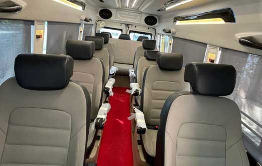 11 Seater Tempo Traveller hire in Delhi